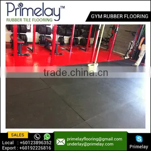Best Quality Gym Noise Reduction Rubber Flooring for Sale thumbnail-1
