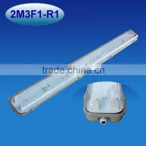 T8 Double Waterproof LED Light Fixture IP65,2*1500mm 5ft thumbnail-2