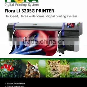 Flora Solvent Printer on Spectra Starfire Printheads LJ320SG thumbnail-1