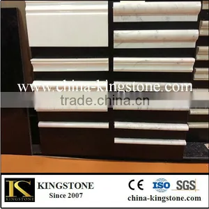 Polished White Marble Straight Line Moulding Price thumbnail-1