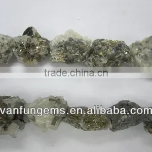 Natural Gemstone Rough White Pyrite thumbnail-1