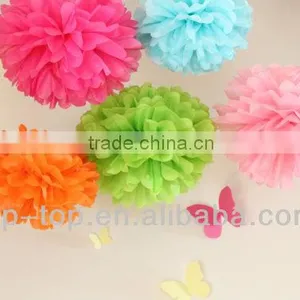 Tissue Paper Hanging Flowers thumbnail-1