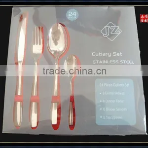 Elegant Stainless Steel 24pcs Cultery Set thumbnail-1