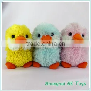 Cute Colorful Stuffed Duck Keychains thumbnail-1