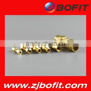 Hot Selling Flare Tube Fittingpressure Gauge Syphon Solid Brass thumbnail-6