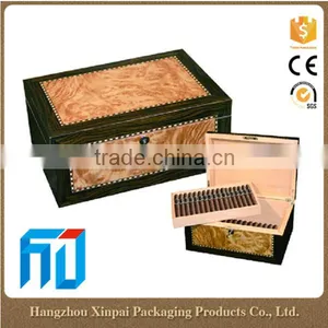 Cheap Luxury Large Storage Vintage Wooden Cigar Box Wholesale thumbnail-1