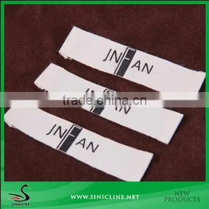 Sinicline Design Custom White Logo Woven Label End Fold thumbnail-3
