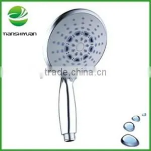 Round Shower Head Spray Rain Shower Aeration Handheld Shower thumbnail-1