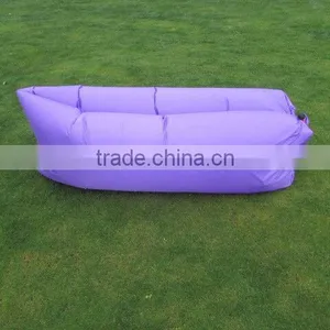 Popular Ourdoor Products Nylon Inflating Air Sofa, 10 Seconds Complete Lightweight Warm Weather Sleeping Bag thumbnail-4