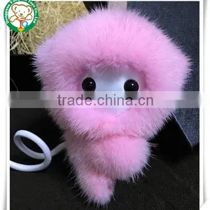 China Manufacturer Plush Fox Keychain 4inch thumbnail-3