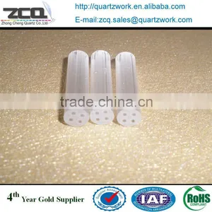 Pyrex Capillary Quartz Glass Tube With 4 Holes or Horn for Sale thumbnail-1