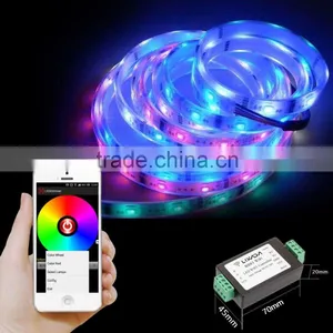 DC5-24V Smart LED Dimmer Light Controller WiFi APP Controlled Wireless Receiver Output 5 Routes PWM Data for RGBW LED Strips thumbnail-2