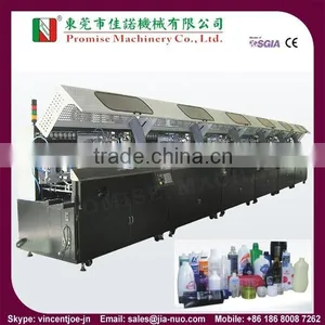 Model S6016UV Six Colour Full Automatic Screen Printing Machine for Bottles thumbnail-1