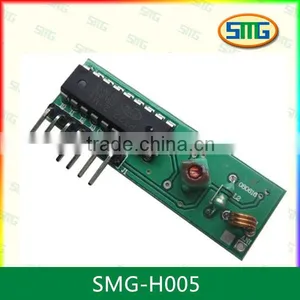 SMG-H004 DC3v-5V 15mA Learning Code 433.92mhz Remote Control RF Receiver Module thumbnail-3