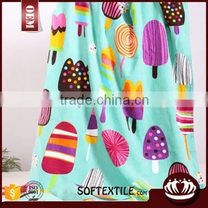 Pure Cotton Serging Embroidery Face Towel Bath Towel Beach Towel thumbnail-3