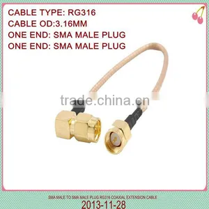 Sma Male to Sma Male RG316 Coaxial Cable thumbnail-1