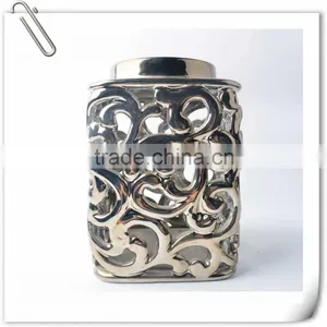 Ceramic Craft Candle Holder of Jar Shape thumbnail-1