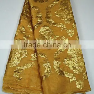 Wedding Dress Stiff Silk Fabric Banarsi Silk Fabrics Iridescent Silk Fabric for Party thumbnail-5