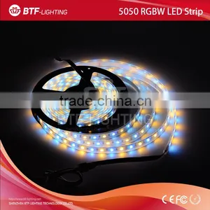 5m 5050 RGBW Led Strip 60leds/m RGB+Warm White Led Strip Tube-Waterproof IP67 White PCB DC12V SMD 5050 Mixed RGB Color thumbnail-6