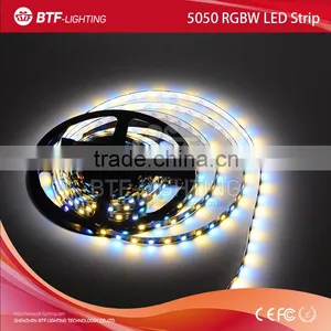 5050 RGBW 5m 60leds/m Led Strip Rgbw RGB+Warm White Strip Non-waterproof IP30 Black PCB DC12V SMD 5050 Mixed Color thumbnail-5