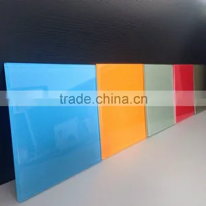 High Quality Colored Back Painted Tempered Glass thumbnail-1