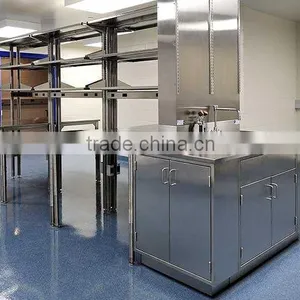 Stainless Steel Work Table With Wheels Laboratory Furniture thumbnail-1