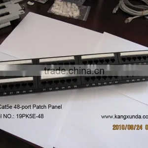48 Ports Cat5e Cat6 Patch Panel thumbnail-3
