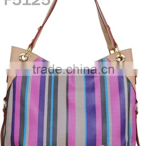 Multi Stripe Hobo Bags Fashion Design Brand 2012 thumbnail-1