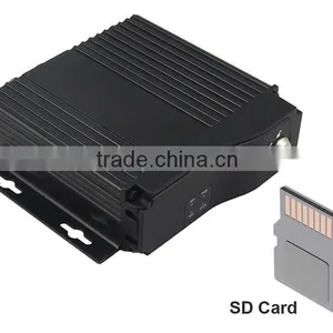 Low Cost 4CH HD Mobile SD Card 3G WiFi Car DVR For Vehicles thumbnail-3