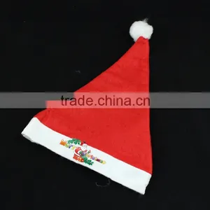 100% Polyester Felt Christmas Hat Santa Caps/Santa Ball Cap thumbnail-3