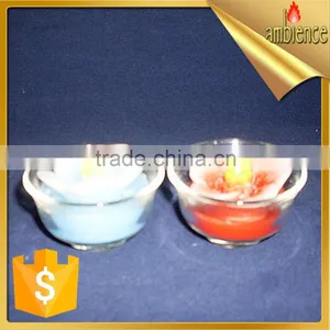 Decoration Candle Flower Shaped Household Gift Candle High Quality Glass Jar Candle thumbnail-4