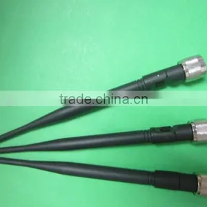(Manufactory ) 2400~2500Mhz/4900~5825MHz 5dBi Rubber 5GHz Wifi Antenna With N Male Connector thumbnail-1