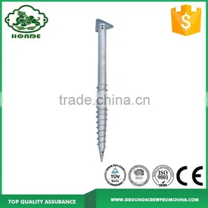 Factory Direct Sale Triangle Flange Ground Screw Anchors thumbnail-1