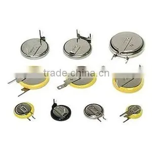 2016 3.6v Lithium Ion Lir2032 Rechargeable Button Battery With Pins/tabs thumbnail-1