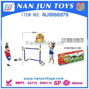Hot Sale 2 in 1 Football Goal and Basketball Sport Set thumbnail-1