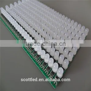 100PCS/ String 12V IP68 WS2811/2801 Pixel Full Color RGB Square LED Module String Waterproof Addressable LED thumbnail-2