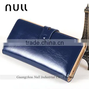 2015 Latest Promotion OEM Custom Handmade Fashion Wallet Leather Purse thumbnail-5