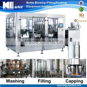 Full Automatic Carbonated / Purified Water Production Line / Filler / Machine thumbnail-1