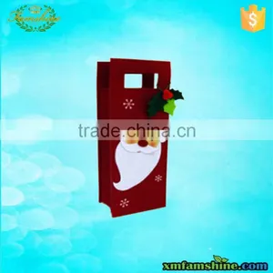 Customized Single Bottle Felt Christmas Wine Bottle Bags thumbnail-1