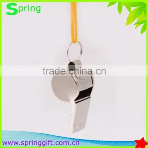 Custom Metal Iron Whistle With Lanyard Key Chain thumbnail-2