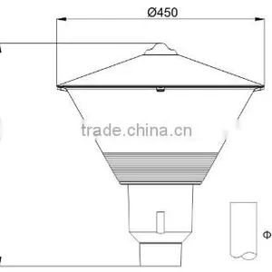 Special Design High Lumen LED Outdoor Landscape Lighting Park Light Lantern With CE TUV thumbnail-4