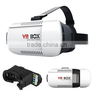 Head Mount Plastic VR BOX 2.0 Version Virtual Reality Glasses Cardboard for 3.5" - 6.0" Smart Phone and + Remoter Gamepad thumbnail-1