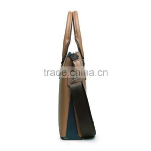 Top Class Cowhide Laptop Handbag Business Men Briefcase for Sale thumbnail-5