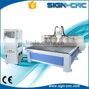 China Supplier High Precision Wood Working Cnc Router 1325 With Multi Heads thumbnail-3