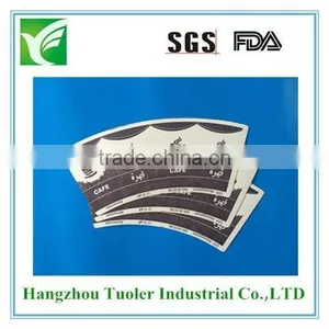 Single Side PE Coated Silicon Paper Cup Fan for Cup thumbnail-2