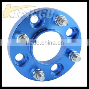 High Quality Blue Aluminum 30mm 4x114.3 Wheel Adapters Wheel Spacers thumbnail-1