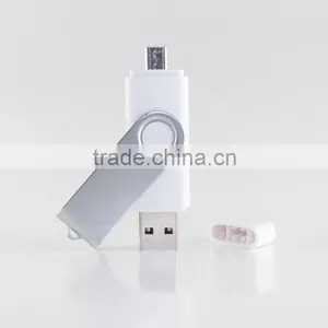 New Fashion Cheap Custom Oth Usb Flash Drives/otg Flash Disk/white Otg Usb thumbnail-1