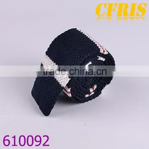 Men's Fashion Narrow Slim Knit Necktie, Knitted Tie thumbnail-1