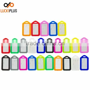 Luckiplus Colorful Luggage Tag Travel Essential Name Address Card Holder thumbnail-1