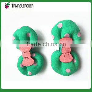 New Design Cute Cotton Fabric Flower Children Hair Clip Set NCA160314 thumbnail-2